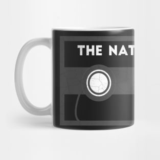 The National Band Logo Cassette Tape Distressed Mug